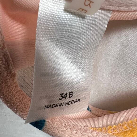 Shade & Shore Pink Grapefruit Two Piece Bikini Swim Suit Size 34B/Medium - Picture 8 of 10